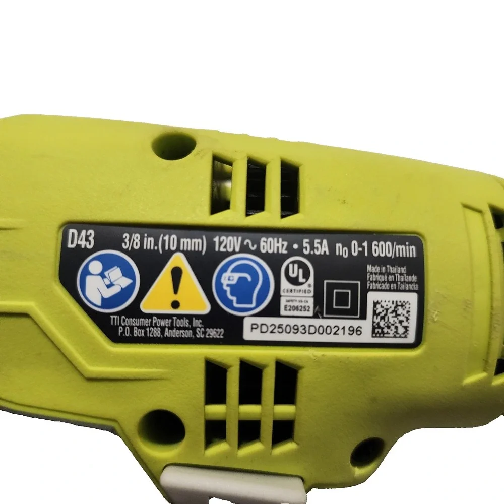 Ryobi D43K 120V Corded Power Drill